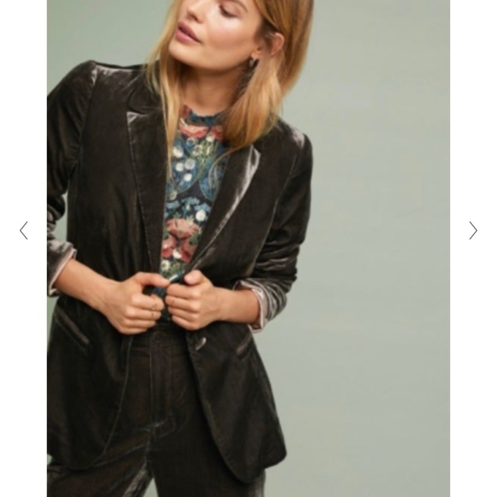 Brand new velvet blazer